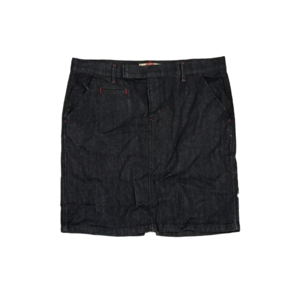 Old Navy Blue Denim Low Waist Penci Baddiel Skirt Size 16